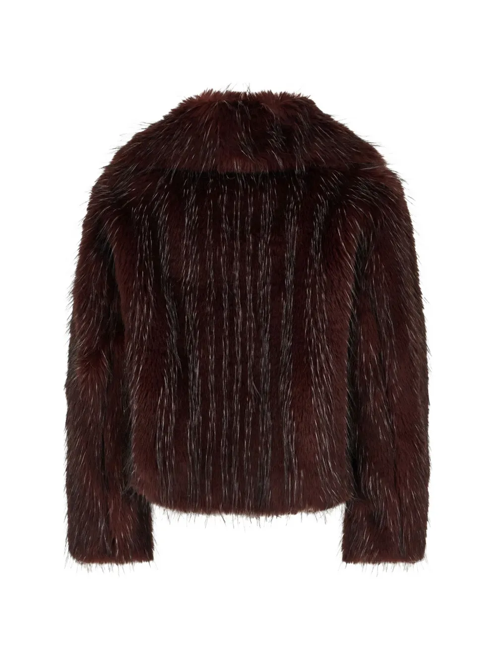 BOSS Cefura ruimvallende jas van imitatiebont Rood