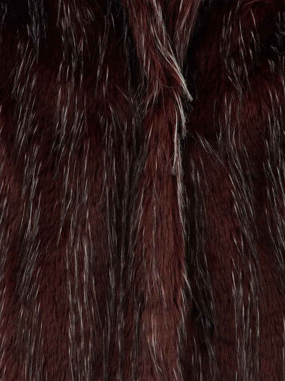 BOSS Cefura ruimvallende jas van imitatiebont Rood