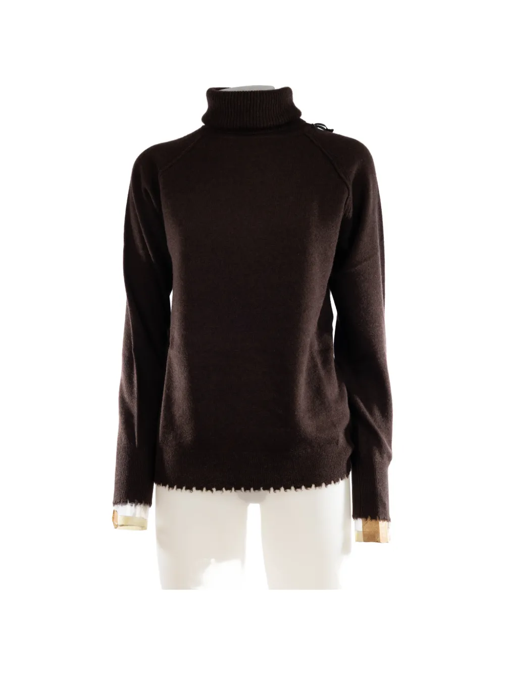 EMMA E GAIA roll-neck raglan-sleeve sweater