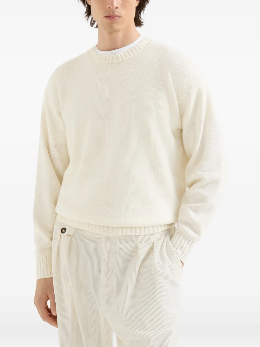 Brunello Cucinelli Kasjmier trui Beige