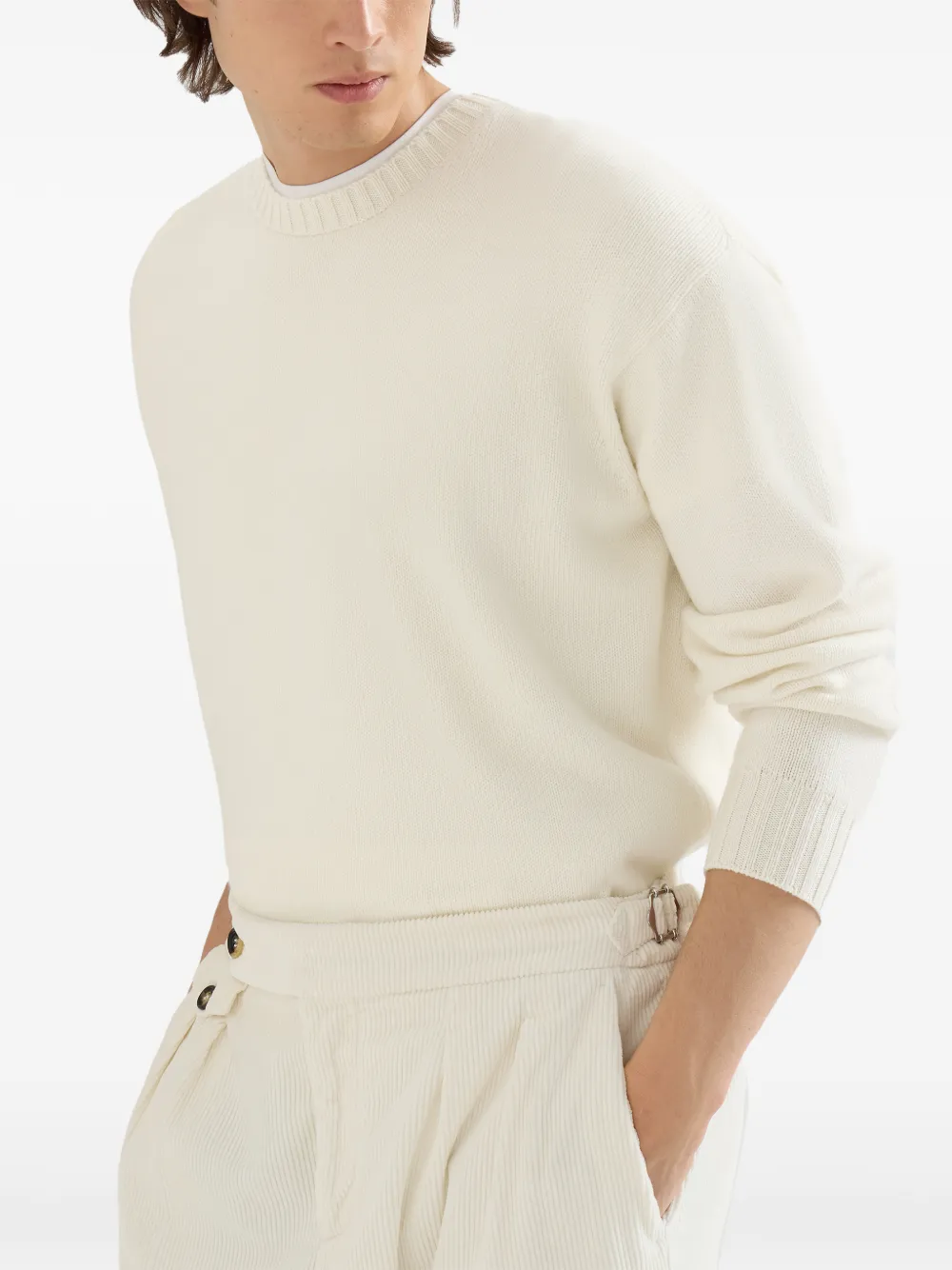 Brunello Cucinelli Kasjmier trui Beige