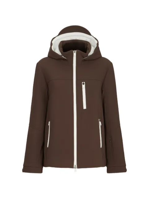 Brunello Cucinelli chamarra de montaña de tela técnica laminada con capucha y relleno Thermore®