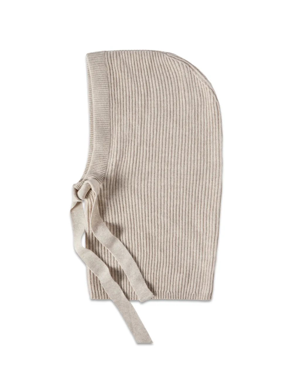 Brunello Cucinelli Kasjmier bivakmuts met Engelse ribsteek Beige