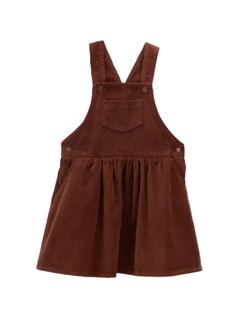 Knot Leticia corduroy pinafore dress