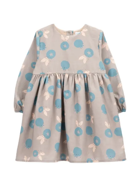 Knot Pom Petals gathered dress