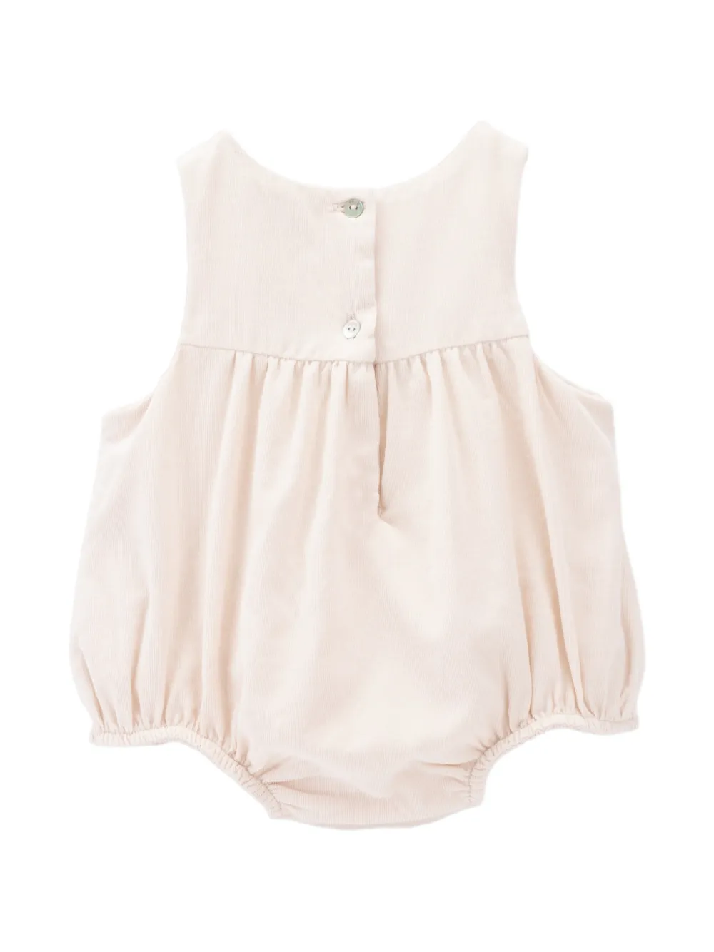 Knot Elowen ribfluwelen romper Roze
