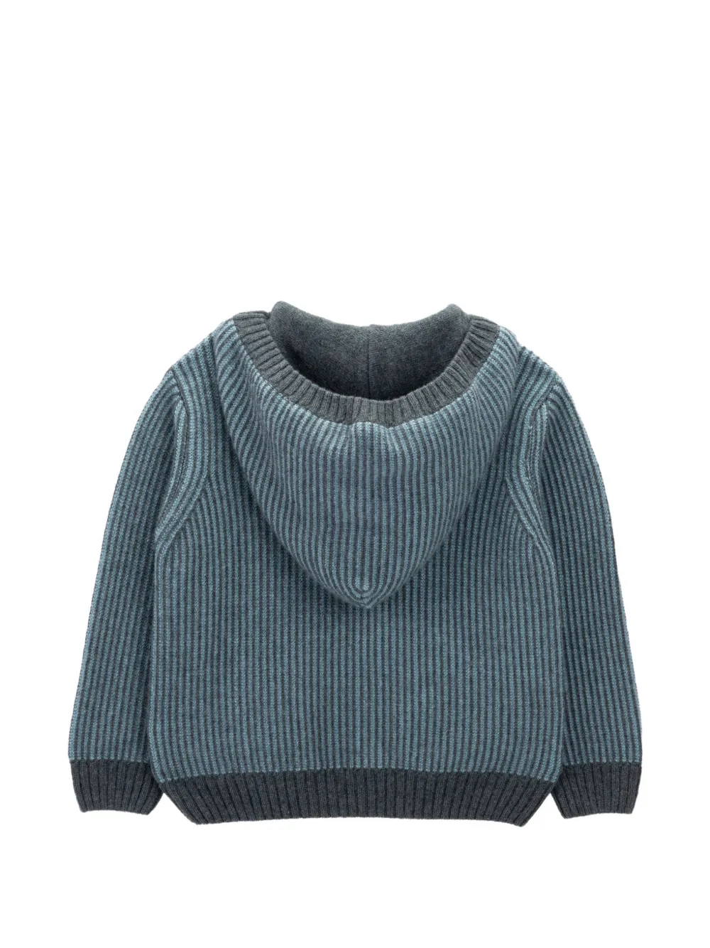 Knot Finnley geribbelde hoodie Blauw