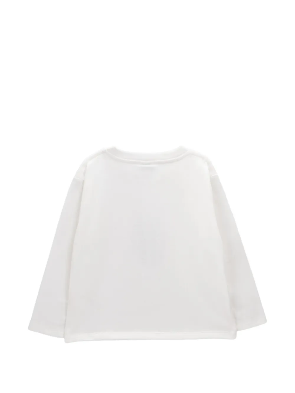 Knot T-shirt met grafische print Wit