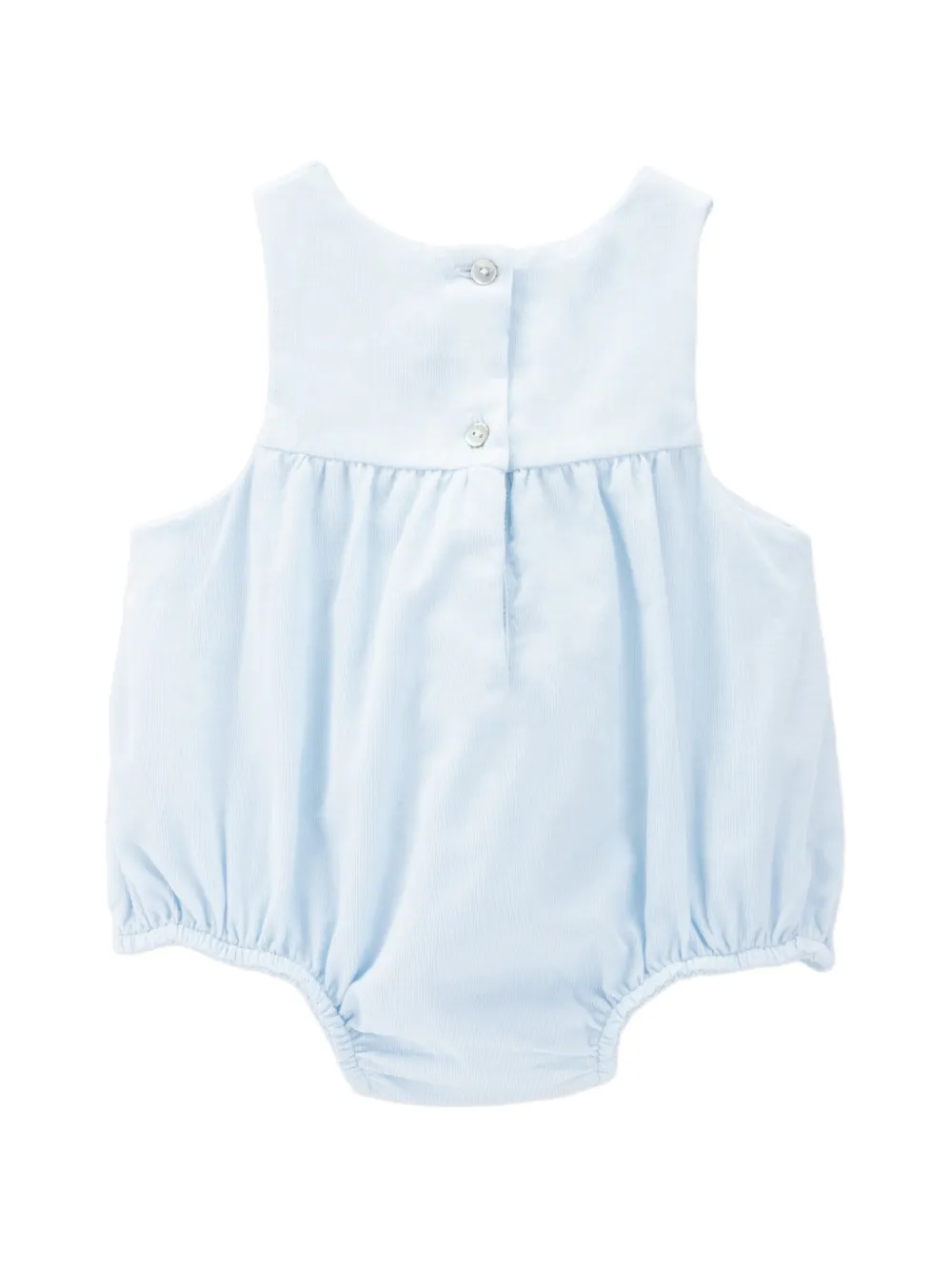 Knot Blair ribfluwelen romper Blauw