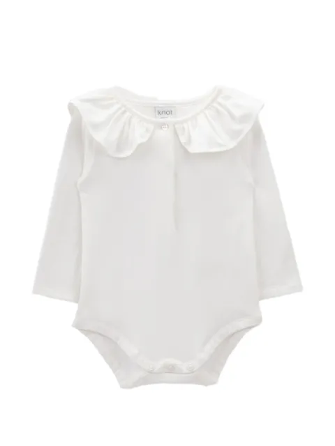 Knot Grace ruffled bodysuit