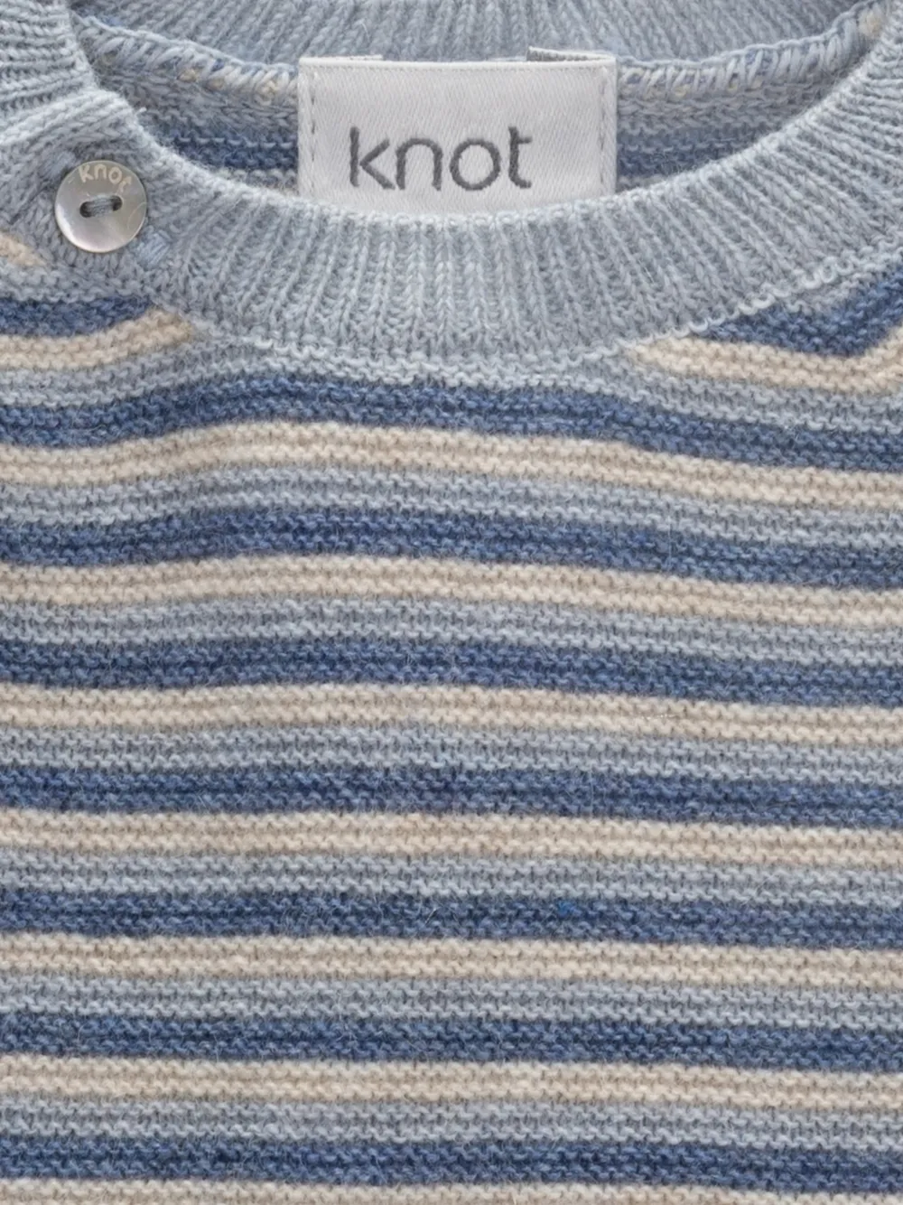 Knot Heaven Stripes gestreepte trui Blauw