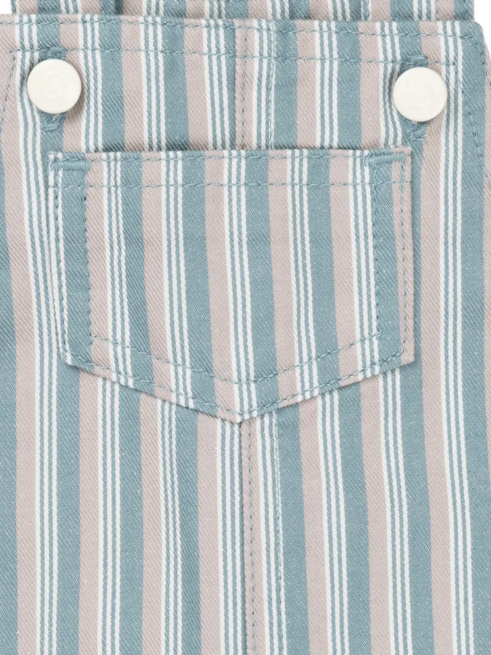 Knot Jules tuinbroek met streep-print Blauw