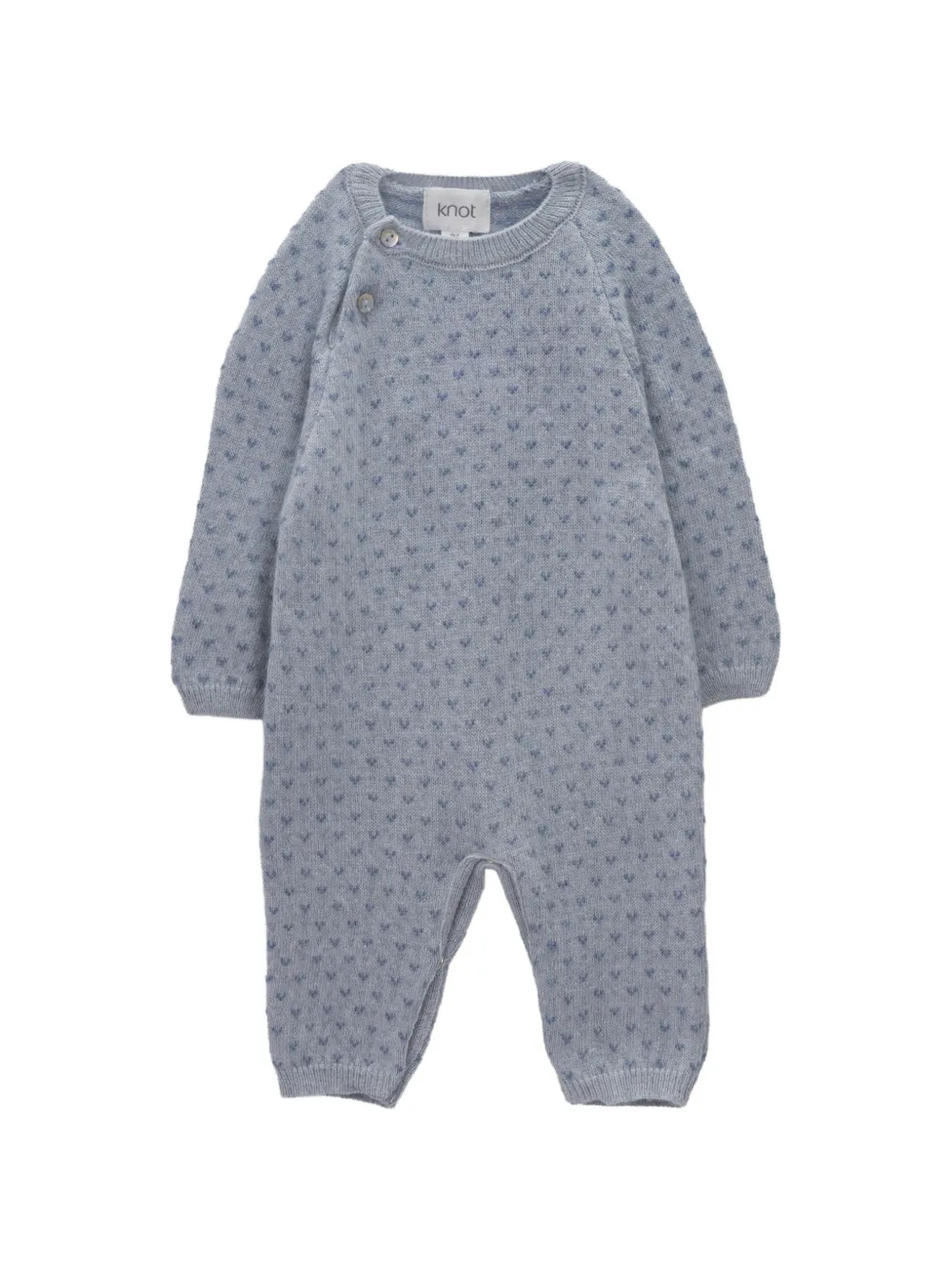 Knot Tutina Little Dots in maglia - Blu