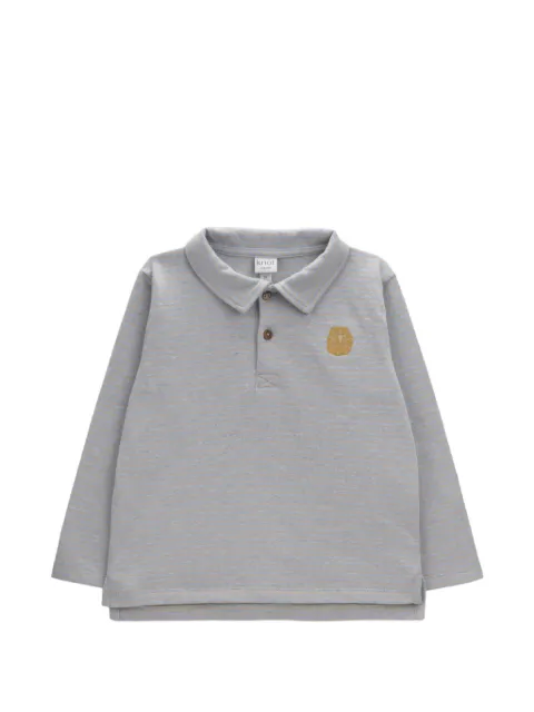 Knot Captain Stripes long-sleeve polo shirt