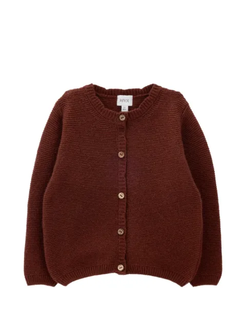 Knot Scarlett cardigan i kraftig strik