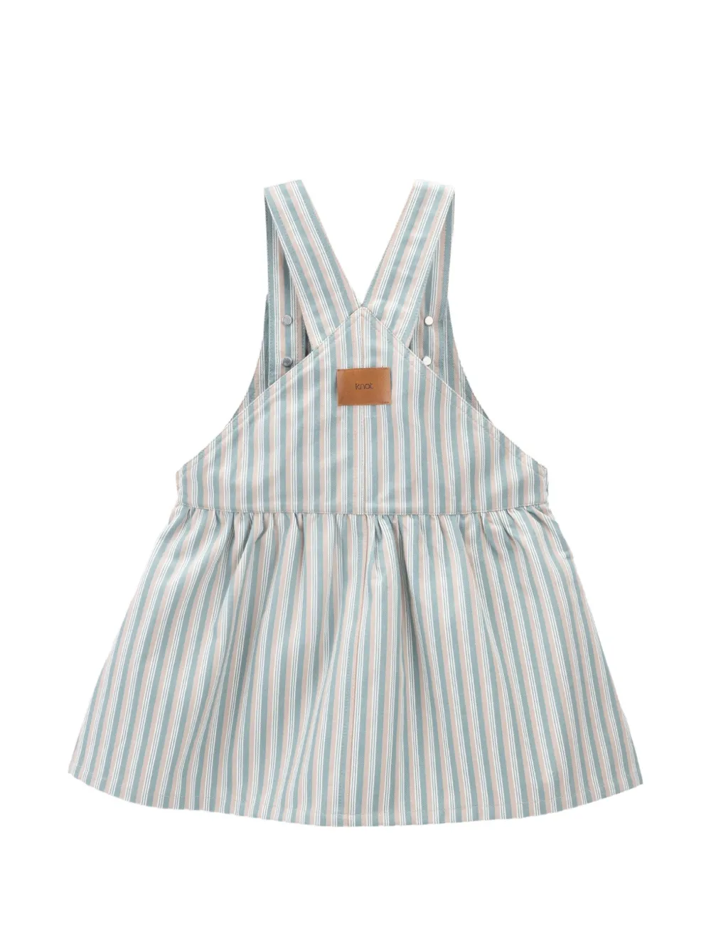 Knot Leticia gestreepte overgooier Blauw