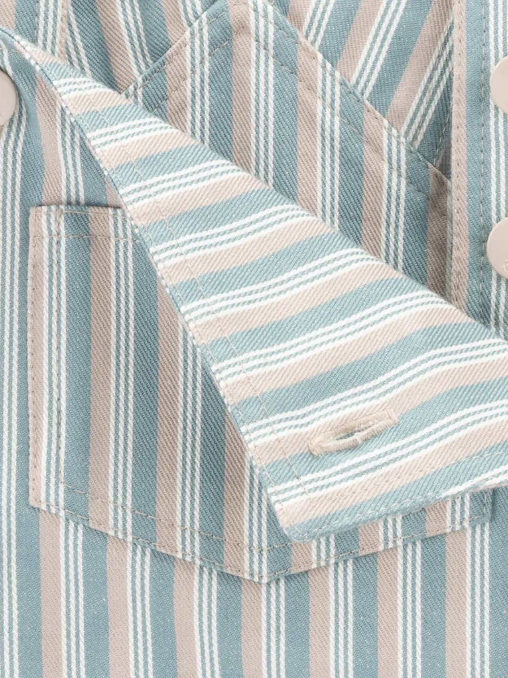 Knot Leticia gestreepte overgooier Blauw