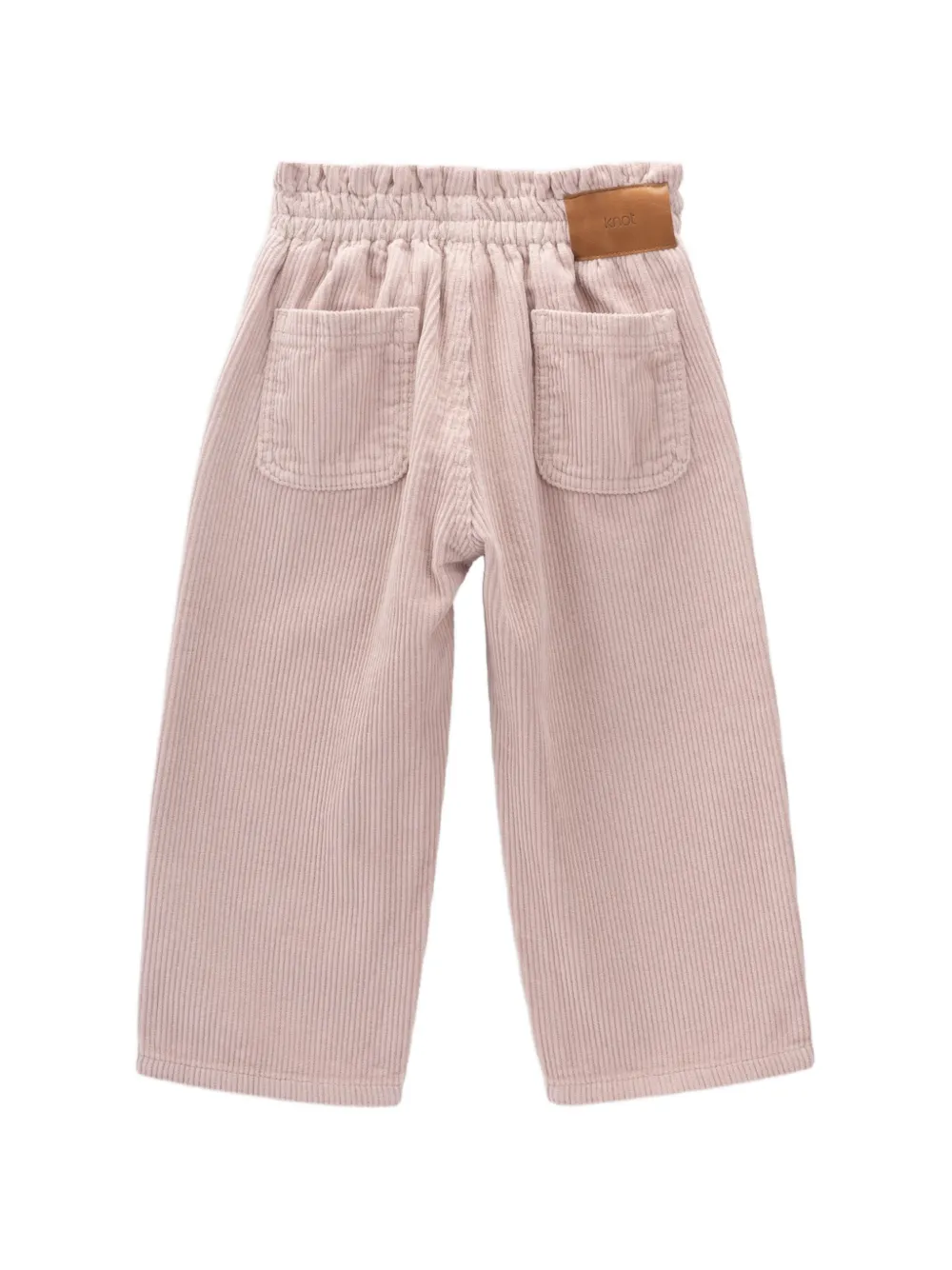 Knot Nancy ribfluwelen broek Roze