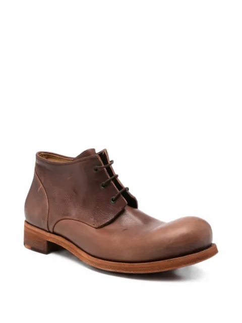 Ma+ lace-up leather boots