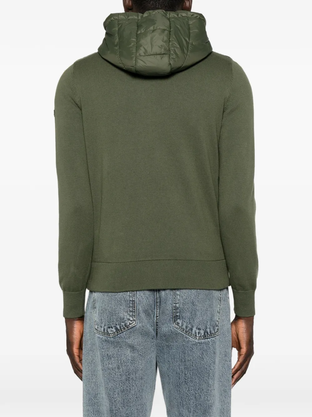 Karl Lagerfeld Gevoerd jack met capuchon Groen