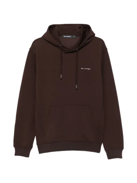 Karl Lagerfeld logo-print hoodie