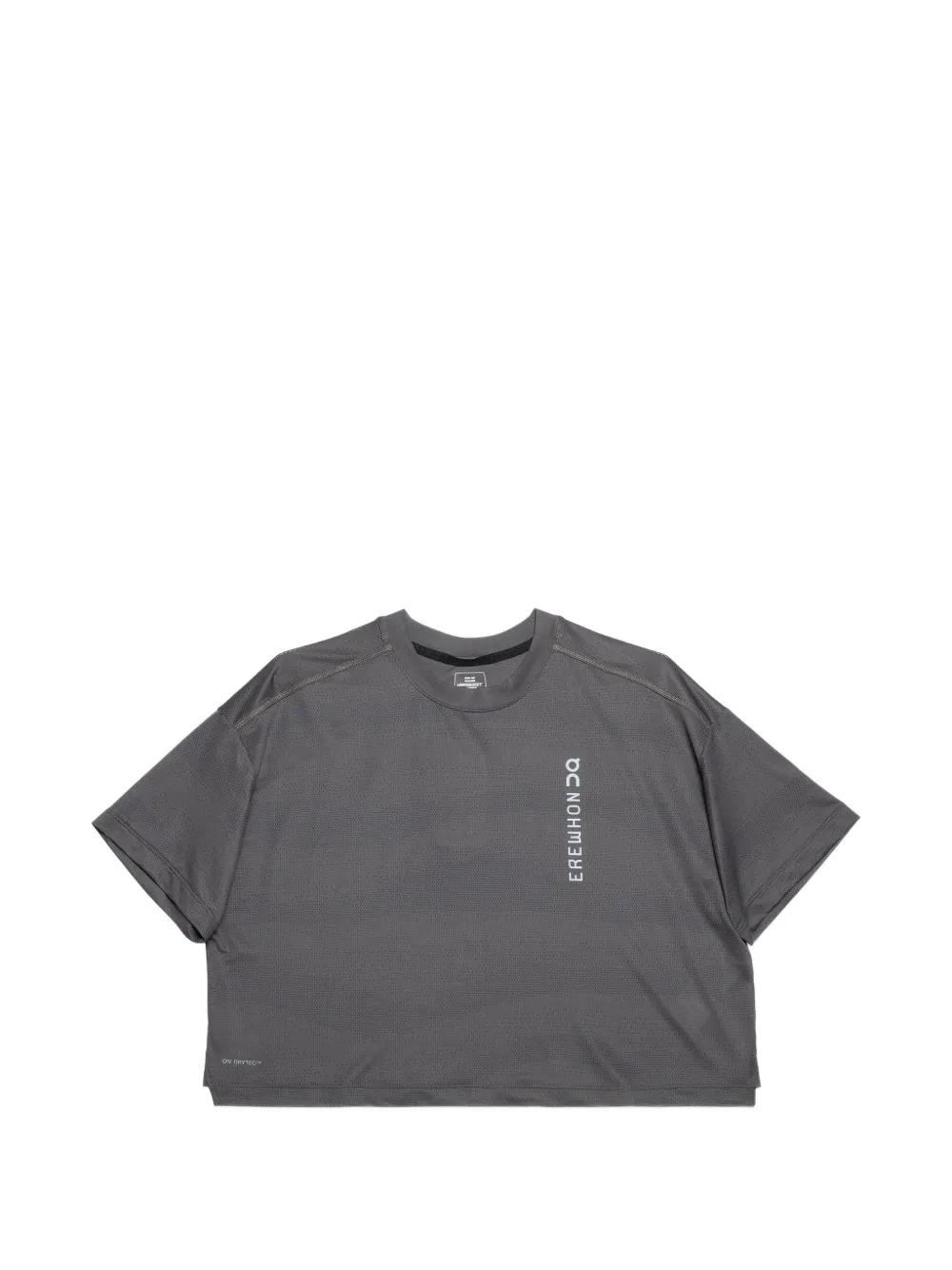 On X Erewh Logo-print Performance T-shirt In Brown