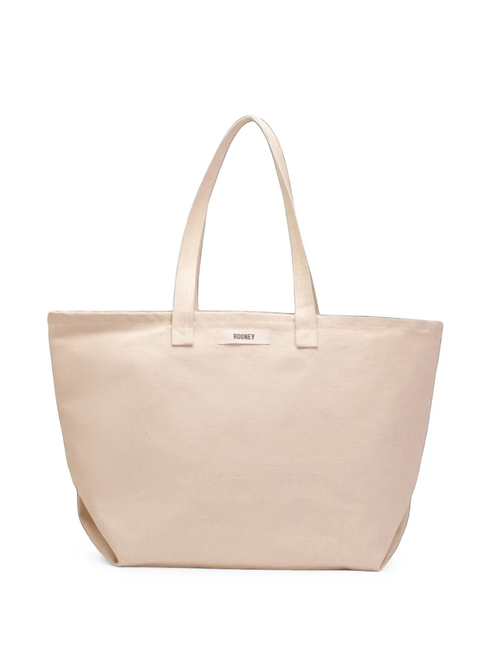Rooney Logo-printed Canvas Tote Bag In Neutrals
