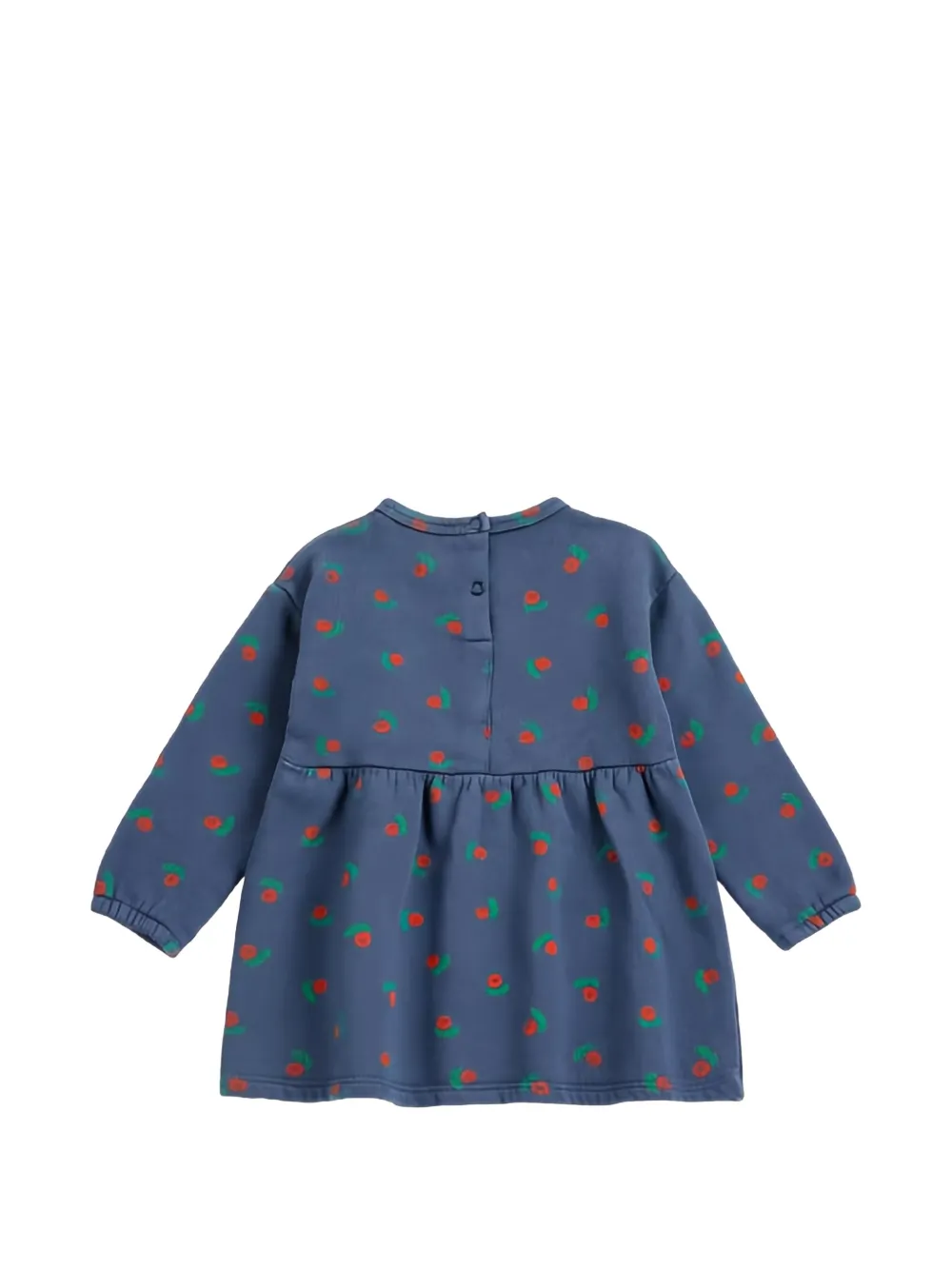 Bobo Choses floral-print long-sleeve dress Blauw