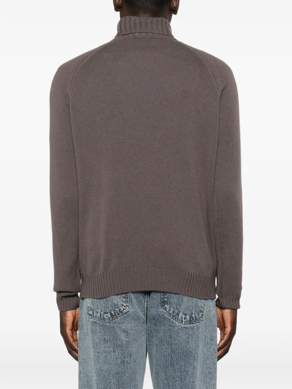 Corneliani Trui met wafelpatroon en raglan mouwen Bruin