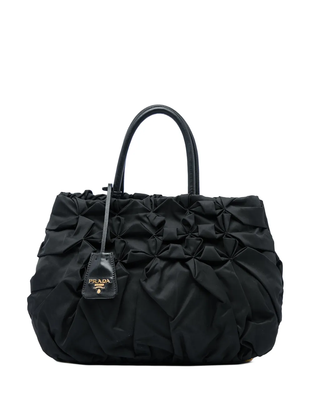 Prada Pre-Owned 2013-2026 Tessuto Origami Pleated tote bag - Noir