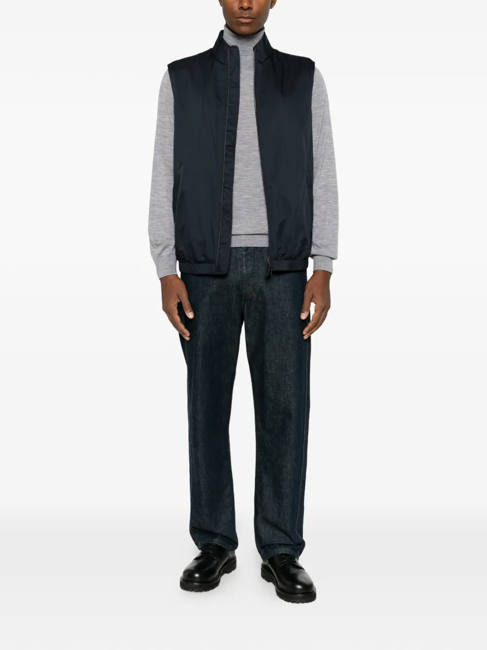 Canali roll-neck wool sweater - Gris Canali roll-neck wool sweater - Gris