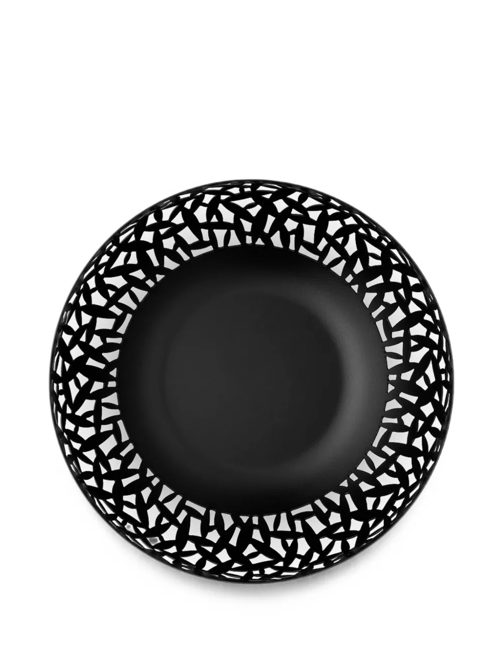Alessi Cactus! Cut-out Fruit Bowl In Black