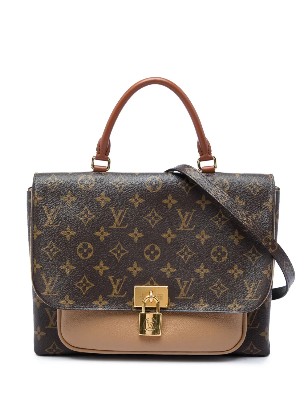 Louis Vuitton Pre-Owned 2018 Monogram Marignan Satchel-Tasche - Braun