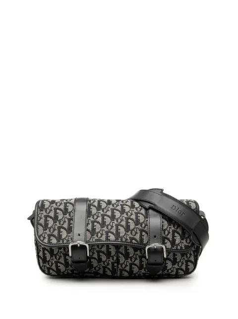 Christian Dior Pre-Owned 2003 Diorissimo Trotter Canvas Flap Messenger Bag crossbody bag