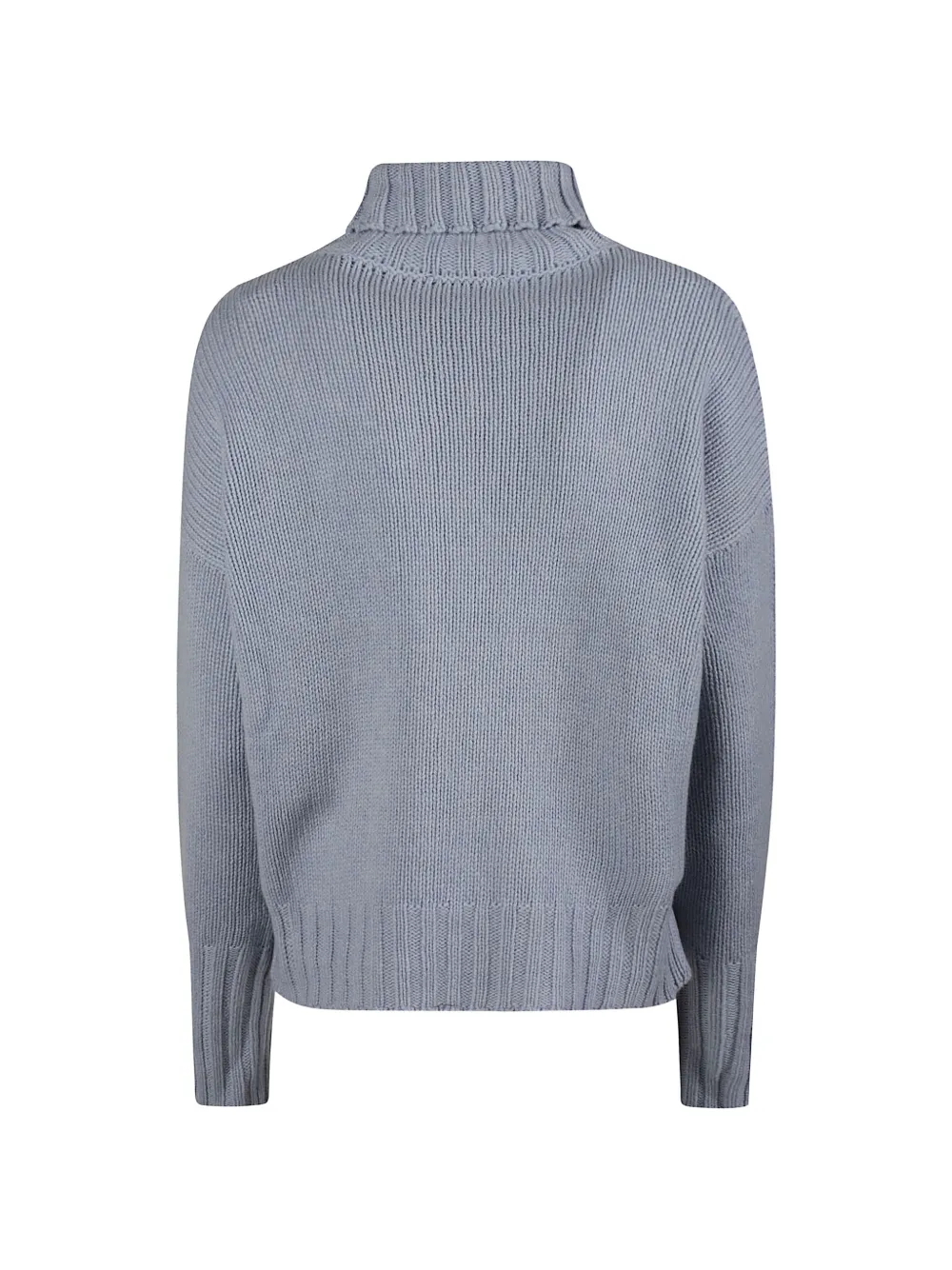 Aragona roll-neck ribbed-knit sweater Blauw