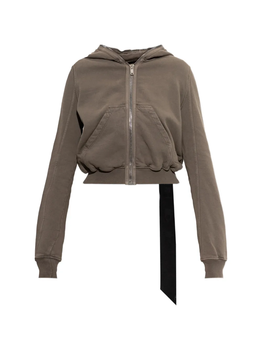 Rick Owens DRKSHDW cropped zip-up hoodie