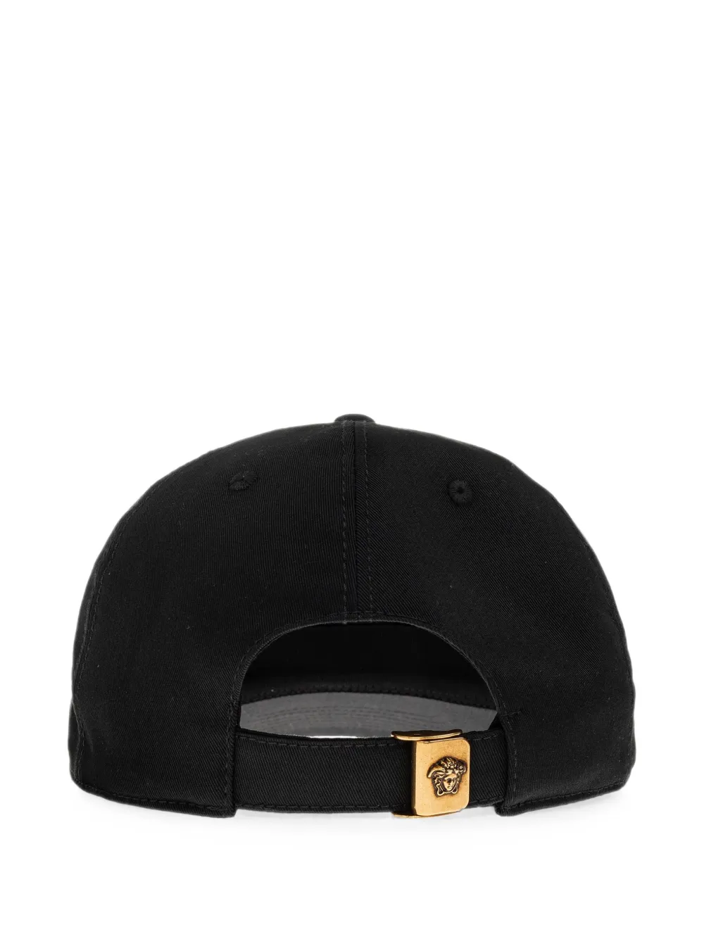 Versace Honkbalpet met geborduurd logo Zwart