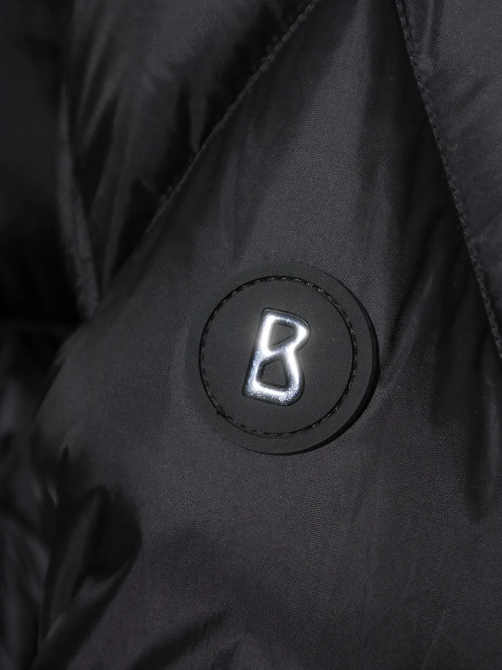 BOGNER Hugh quilted hooded jacket Zwart