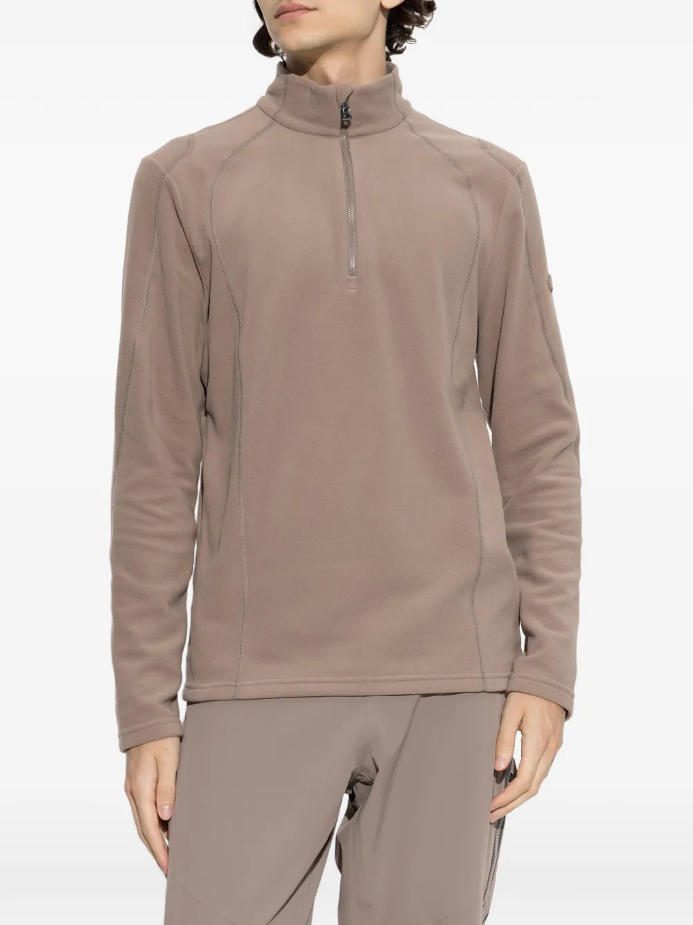 BOGNER Harry zip-fastening fleece top Beige
