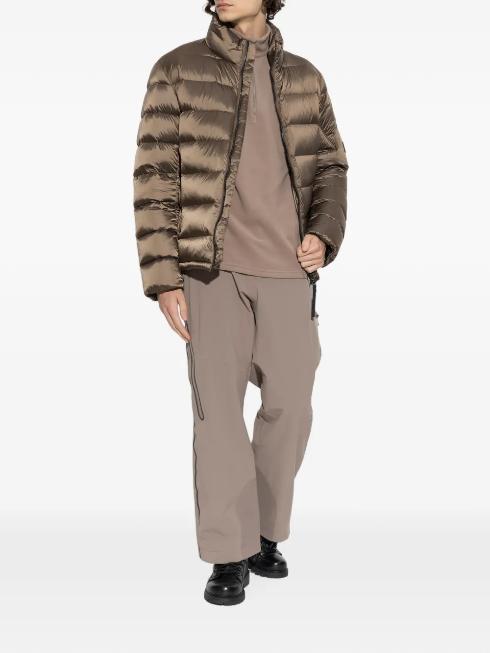 BOGNER Harry zip-fastening fleece top Beige