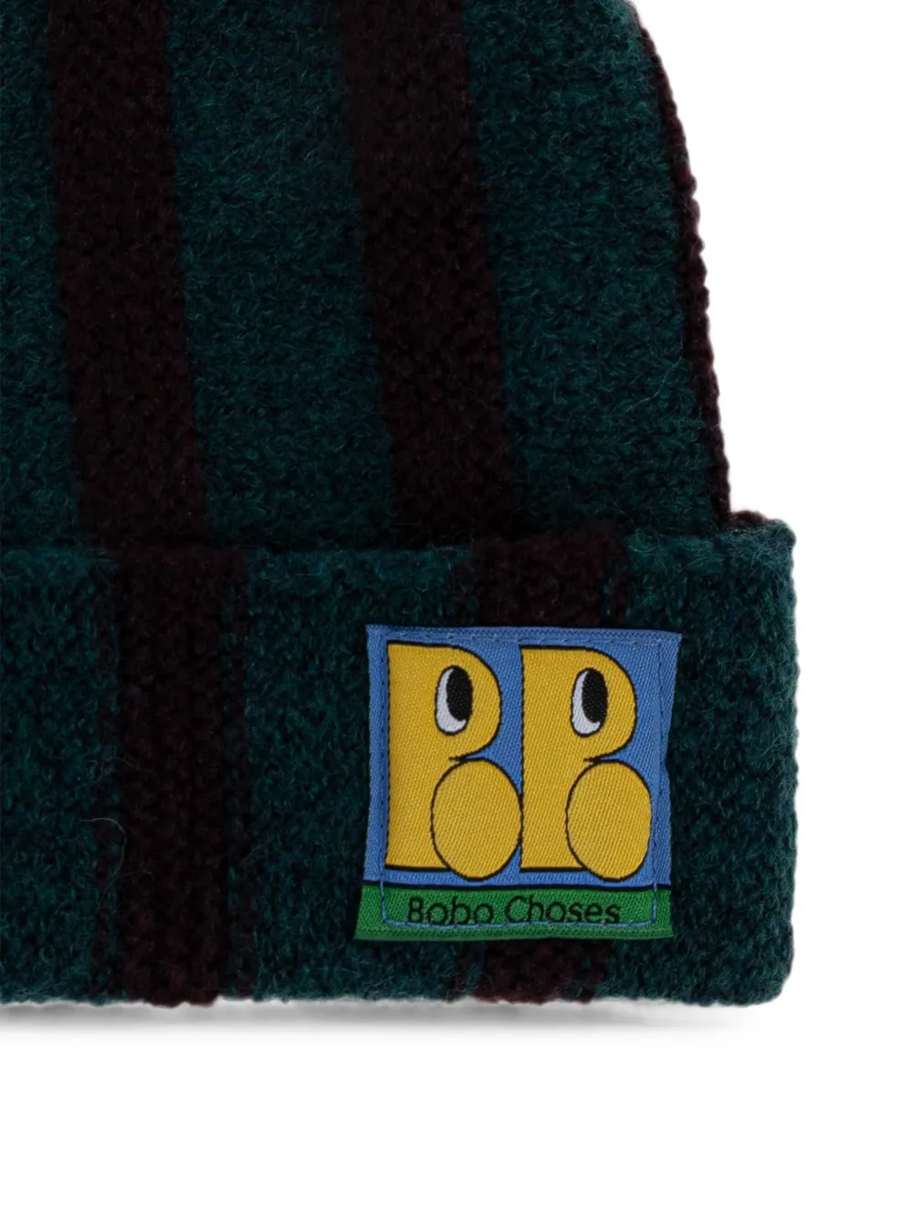 Bobo Choses Gestreepte muts Groen