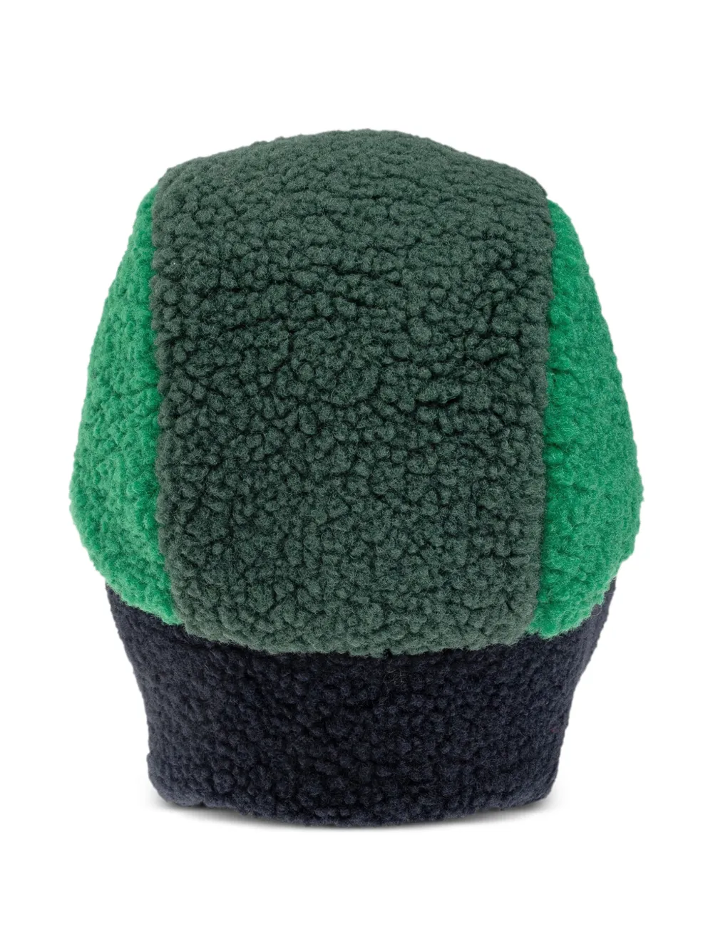 Bobo Choses Fleece hoed met vlakken en logo-patch Groen