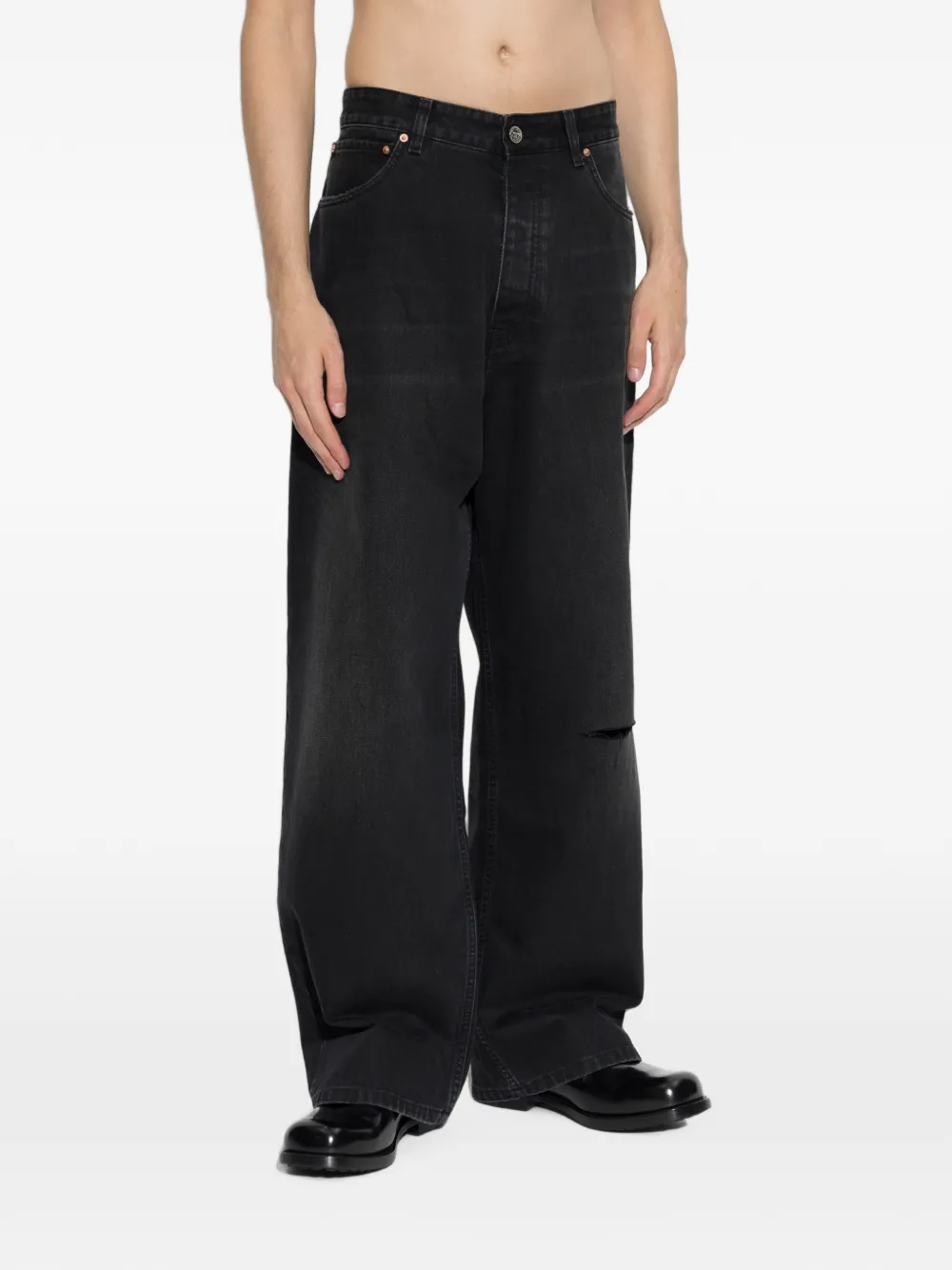 VETEMENTS Straight jeans Zwart
