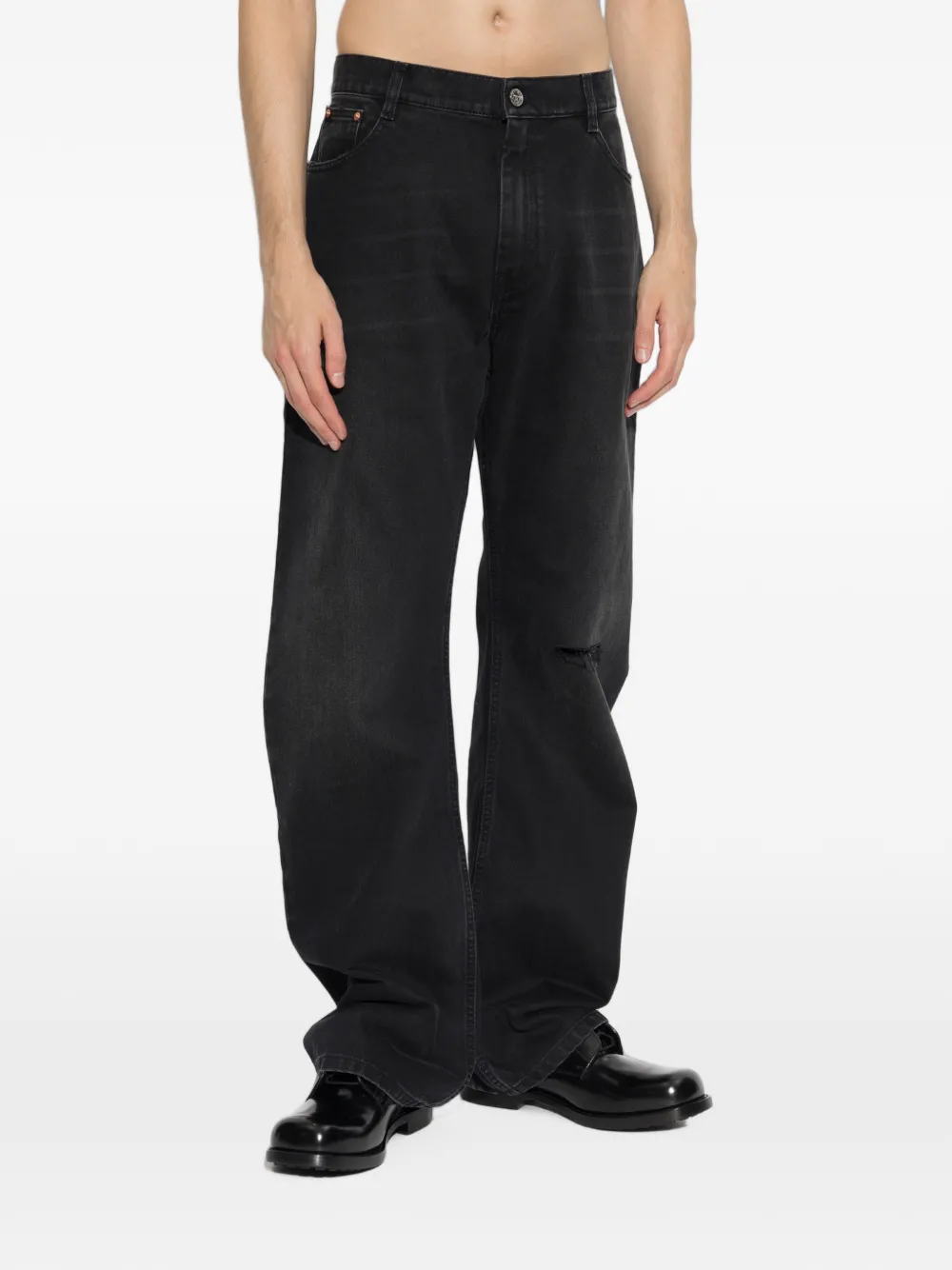 VETEMENTS Straight jeans Zwart