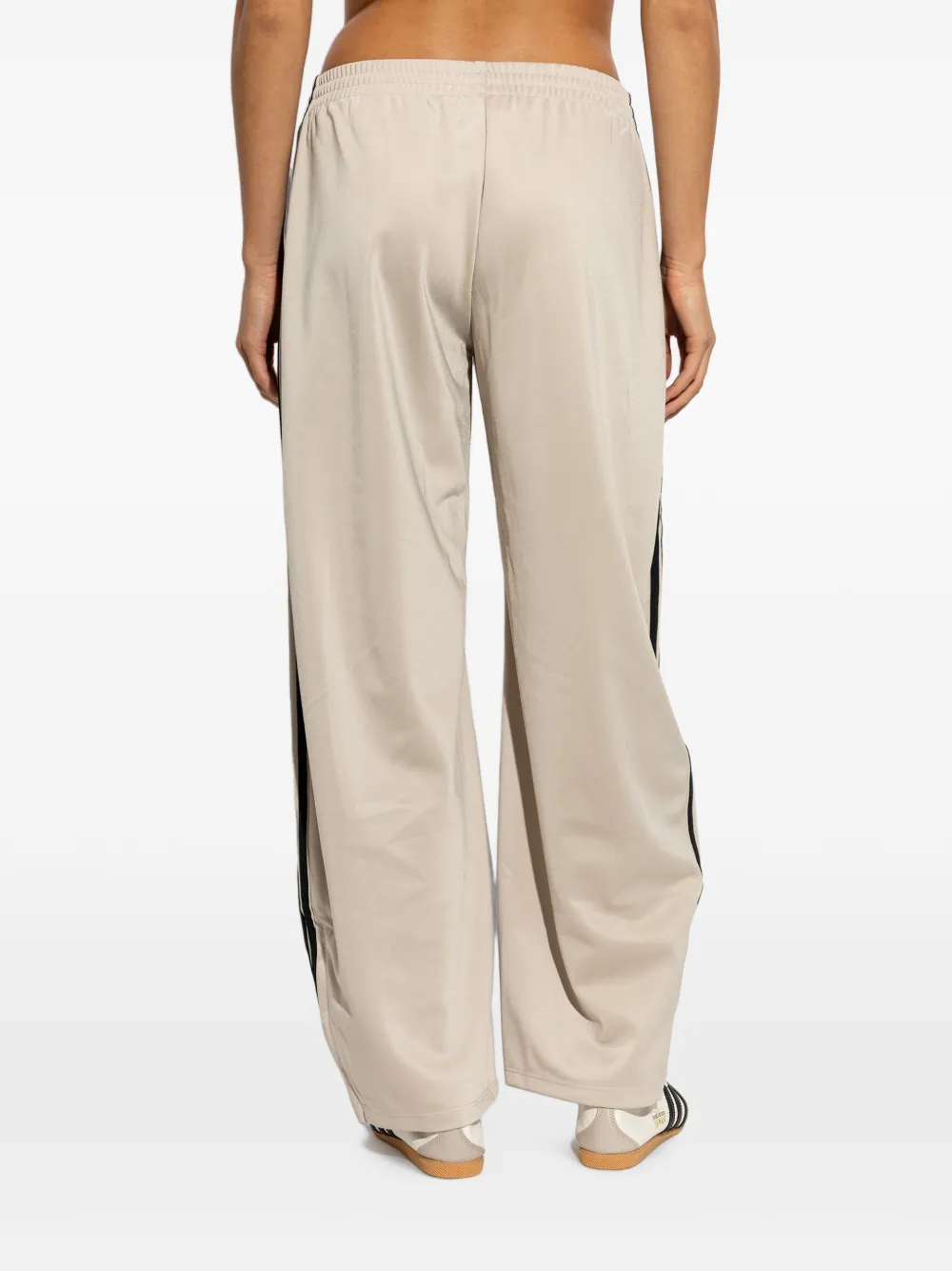 adidas Firebird side-stripe track pants Beige