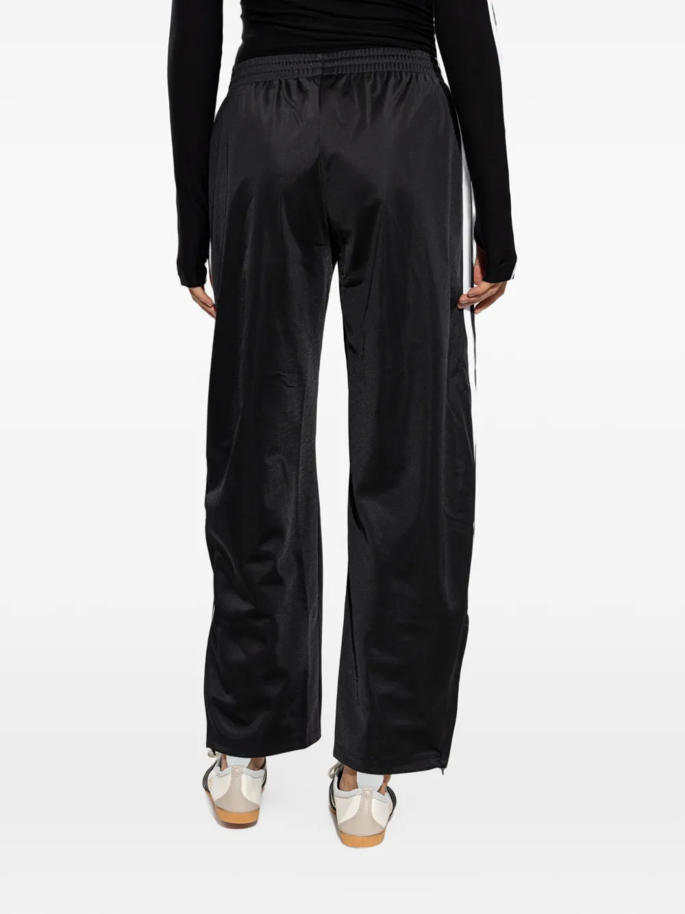 adidas Firebird logo-embroidered side-stripe track pants Zwart