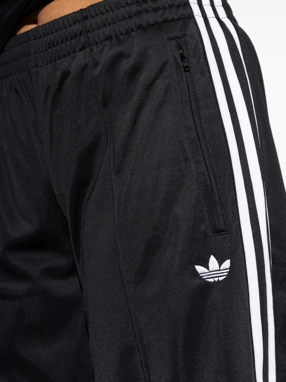 adidas Firebird logo-embroidered side-stripe track pants Zwart
