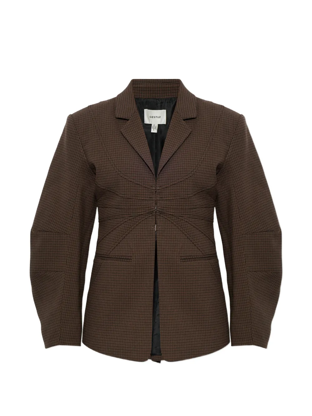 Gestuz Gzlamia check blazer - Marrone