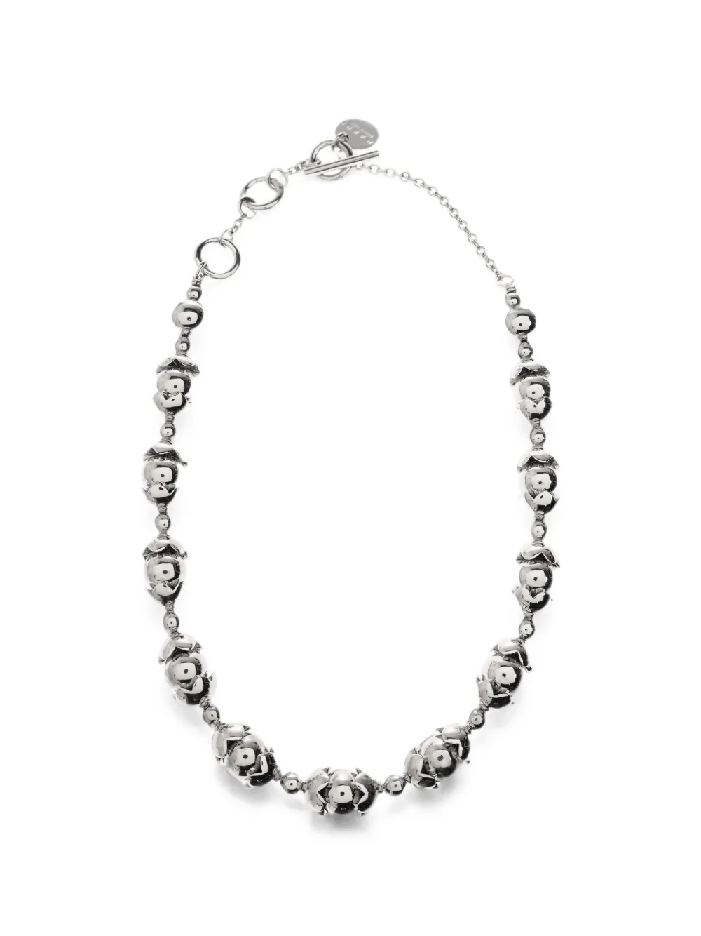 Marni beaded-link necklace