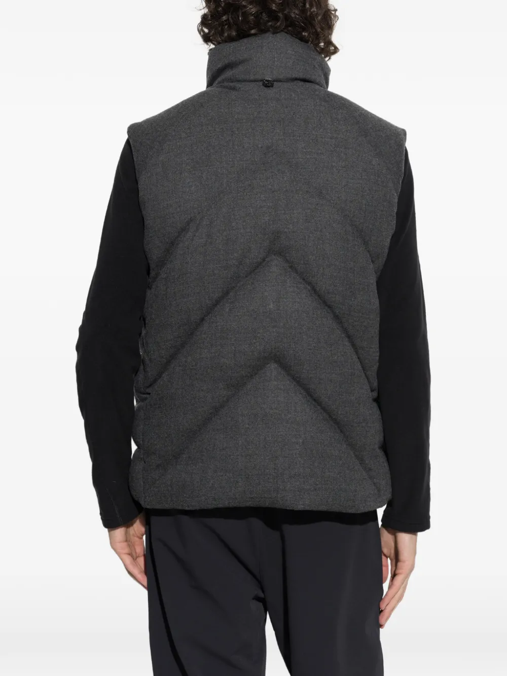 BOGNER Kendo gewatteerd wollen bodywarmer Grijs